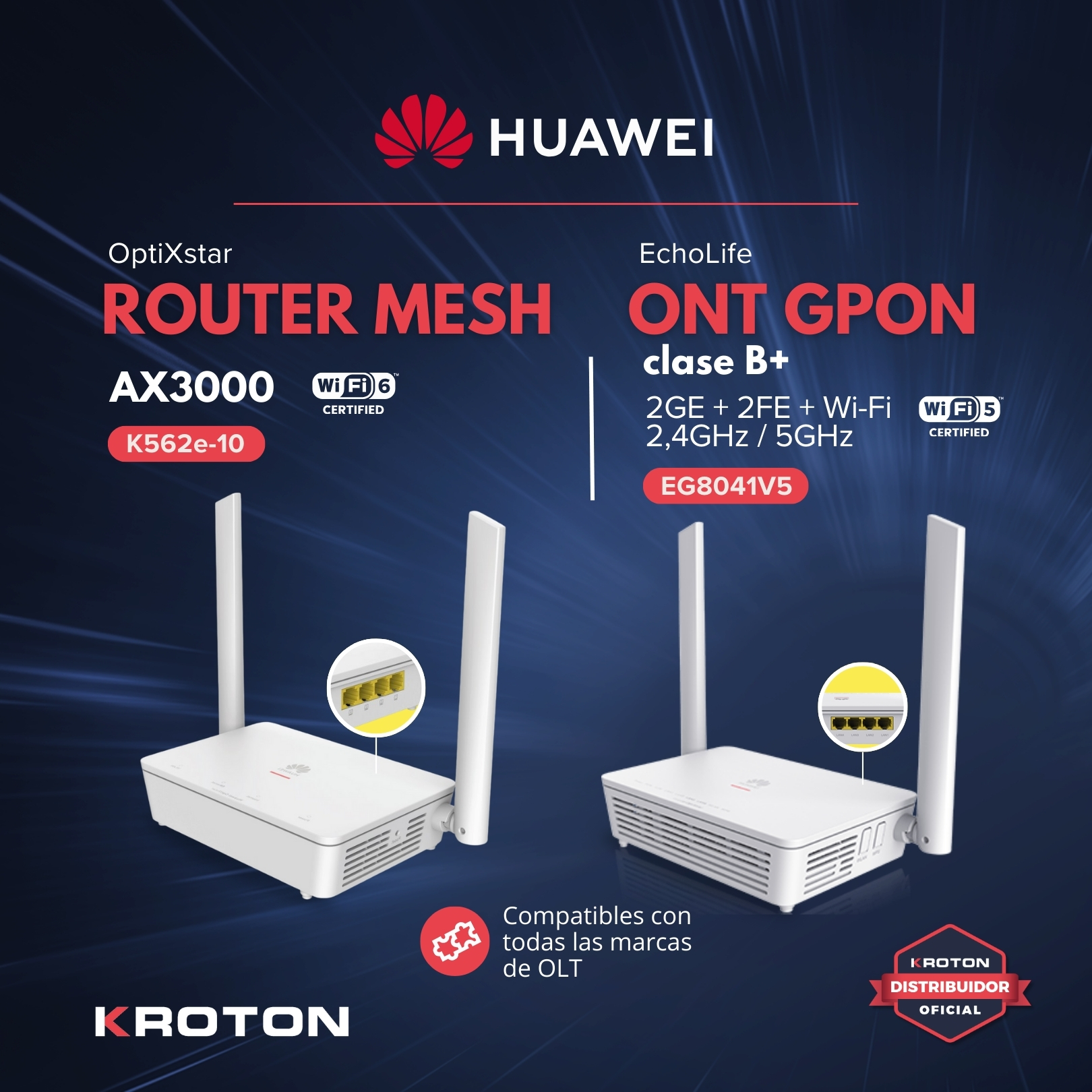Kroton - 🚀 Optimiza tu red con tecnología Huawei 🌐 El Router Mesh ...