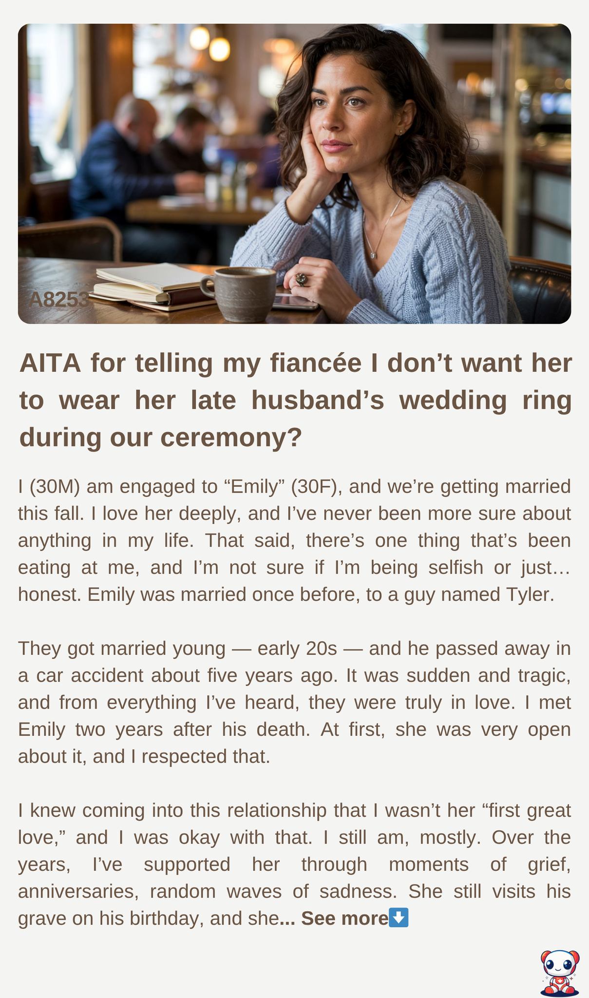 Reddit - AITA 👦 for telling my fiancée I don’t want her to wear her