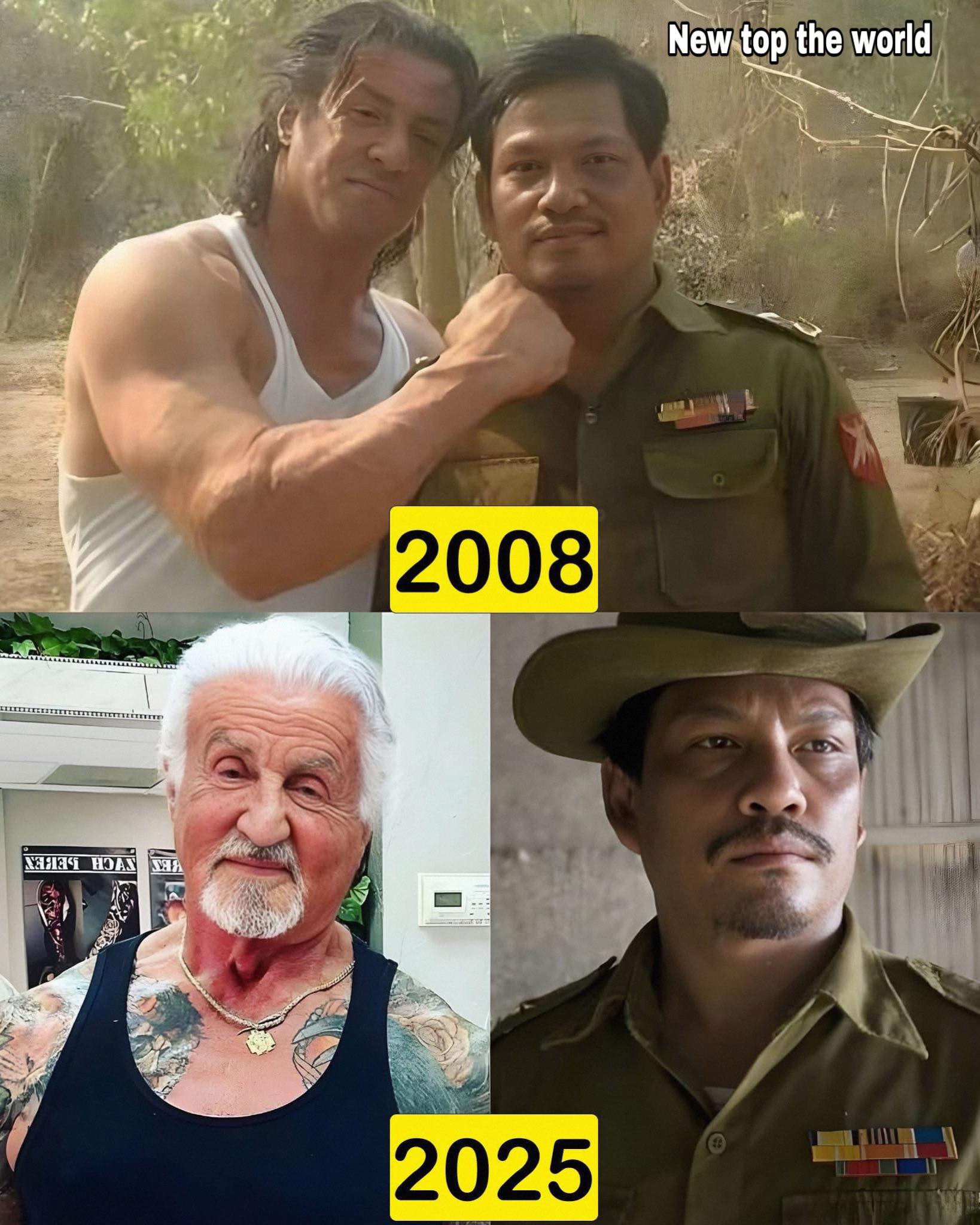 David - Rambo 4 Actor Sylvester Stallone BTS Moment 💖 Then and Now 💥 ...