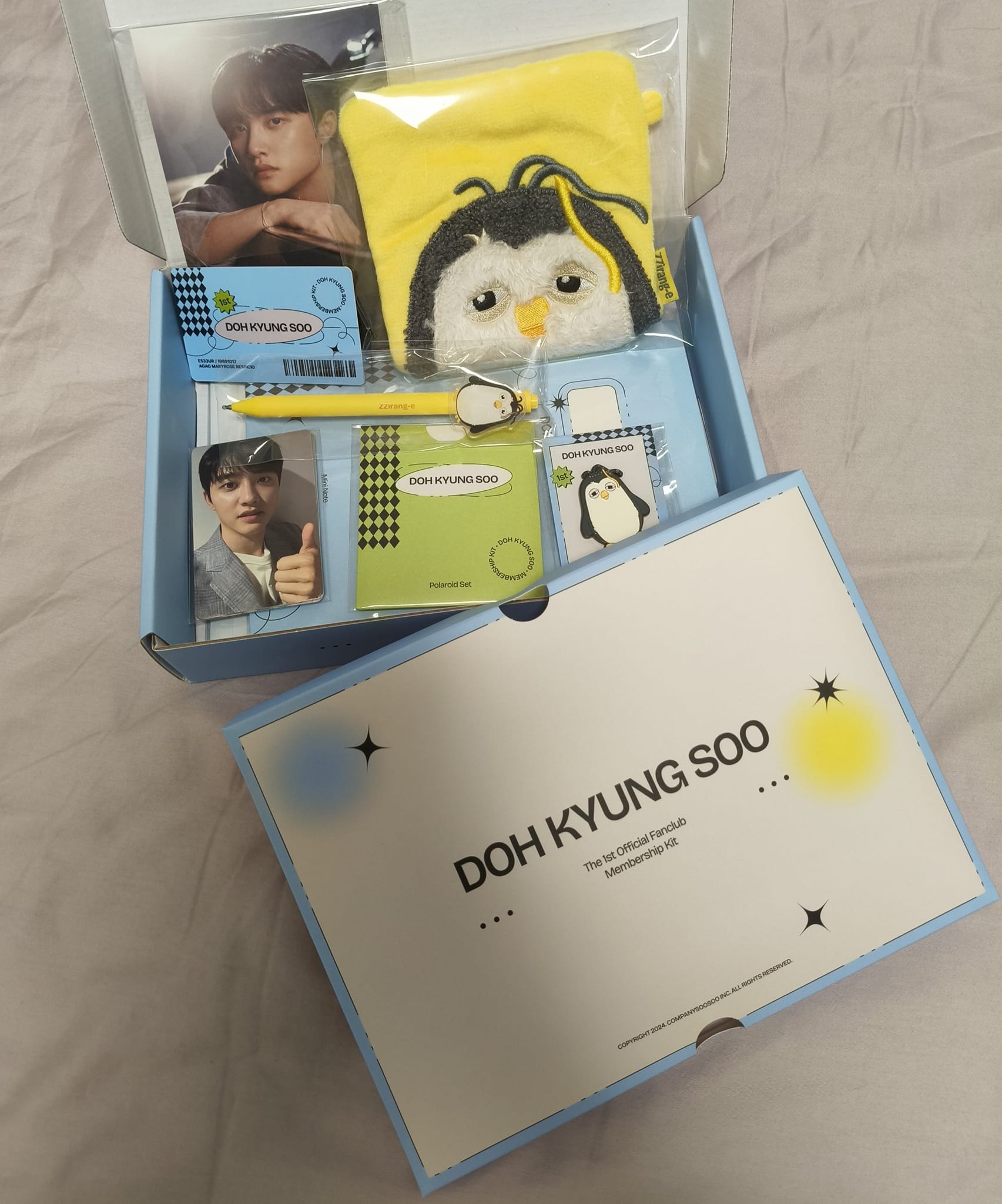 Doh Kyungsoo First Official Fanclub Membership Kit 🎁 hello