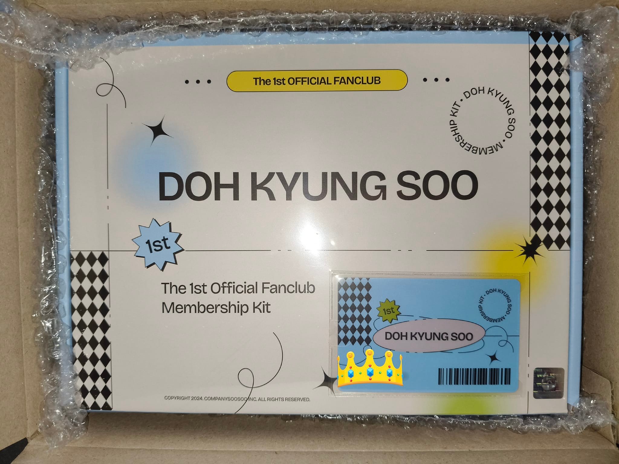 Doh Kyungsoo First Official Fanclub Membership Kit 🎁 hello