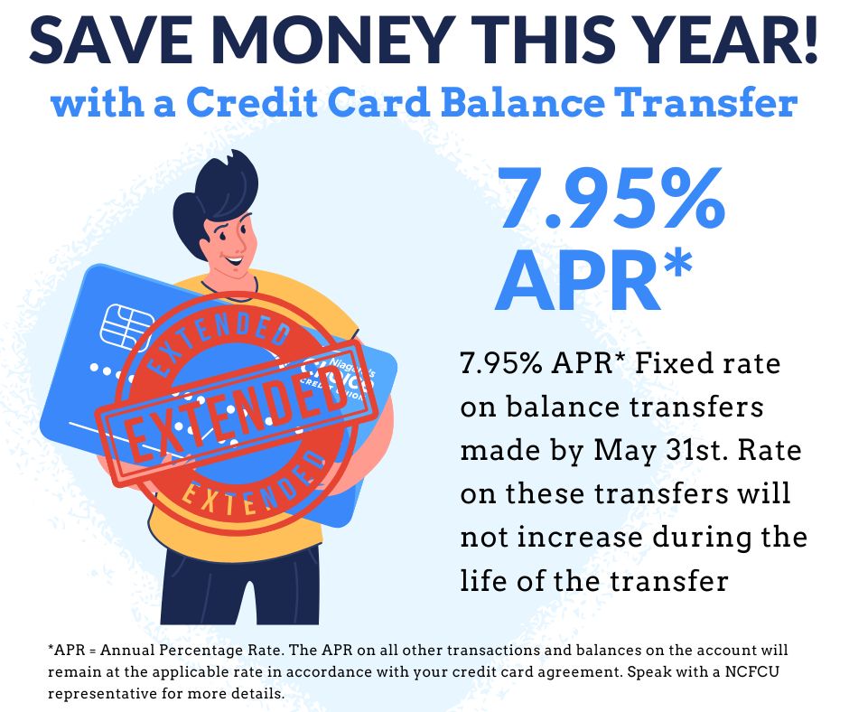 Niagara's - Our credit card balance transfer is extending until May ...