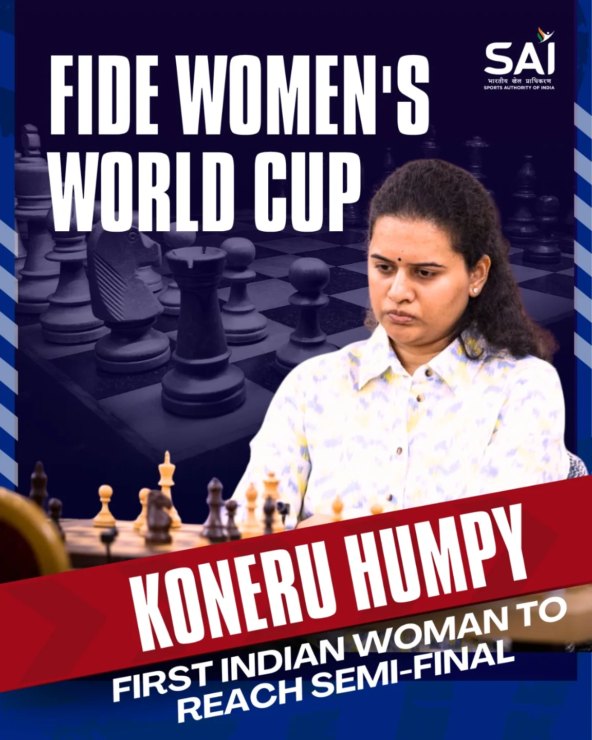 Sports - Koneru Humpy made history in Batumi, Georgia🇬🇪, becoming the ...