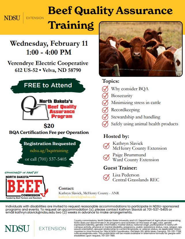 Beef Quality Assurance Training