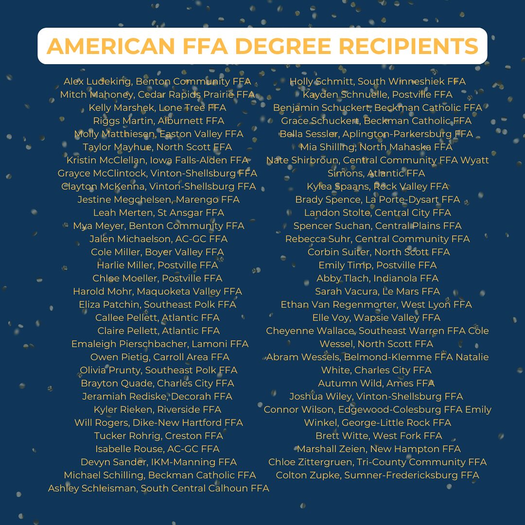 Iowa FFA Association added a new photo. - Iowa FFA Association
