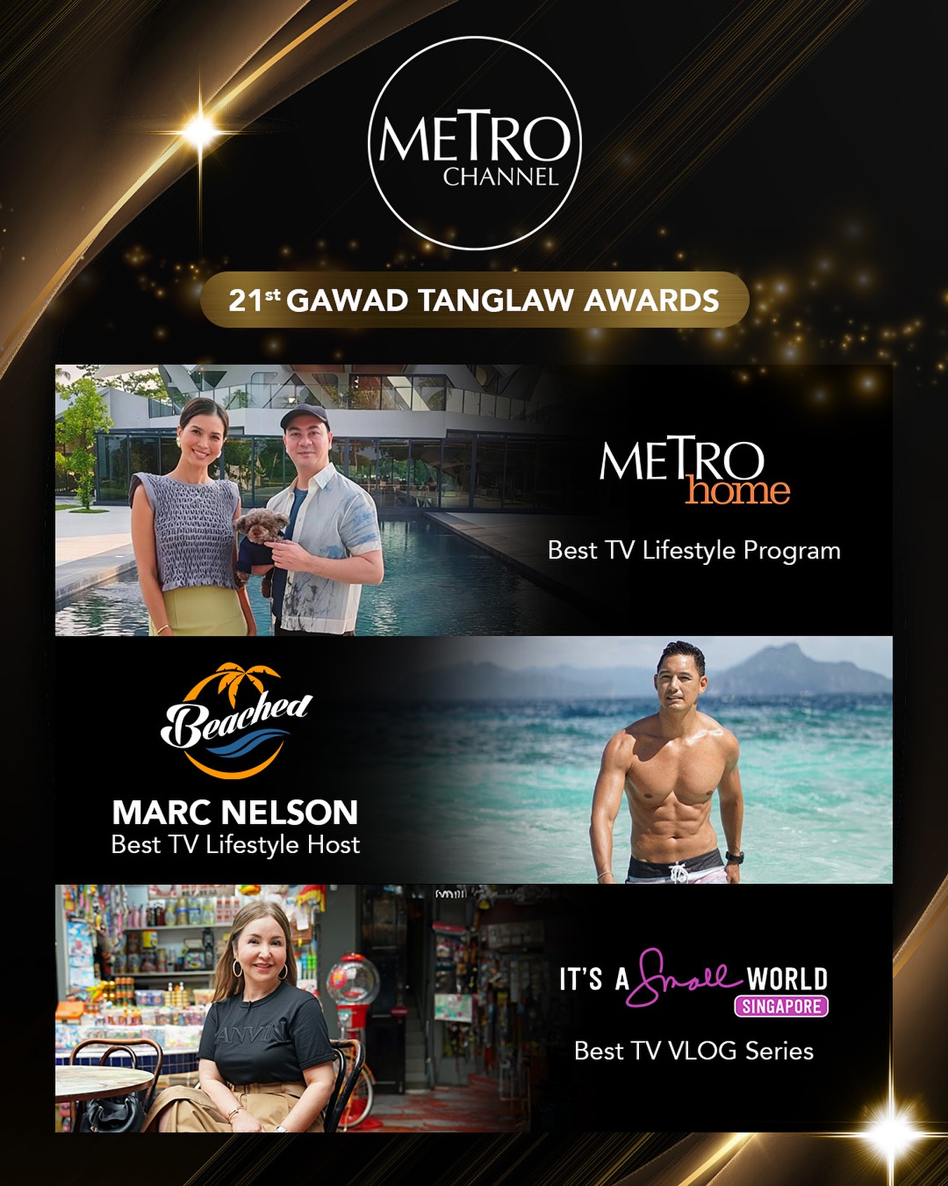Metro - Metro Channel is honored to be recognized at the 21st Gawad ...