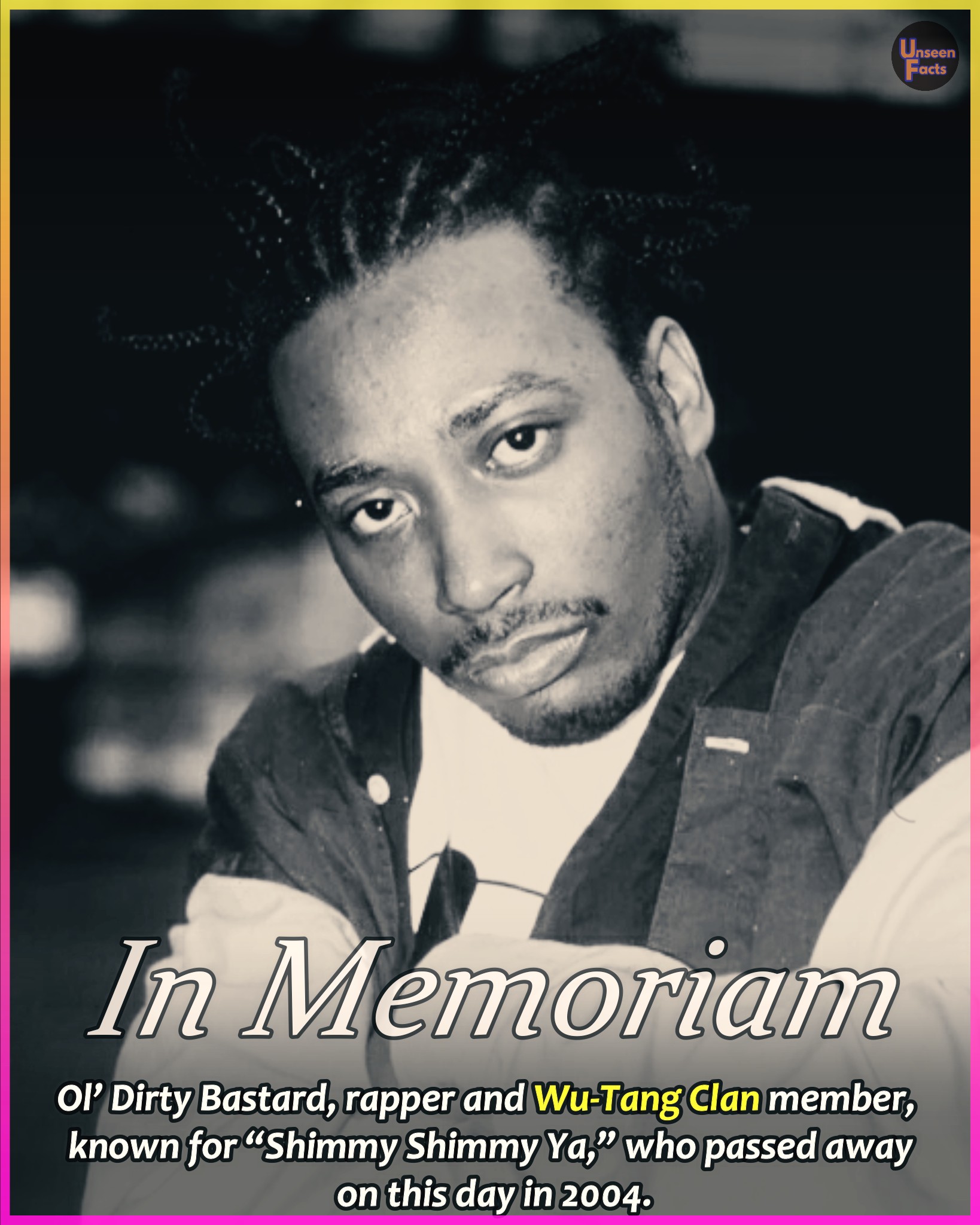 Remembering Ol’ Dirty Bastard,... - Unseen Facts Compilations | Facebook