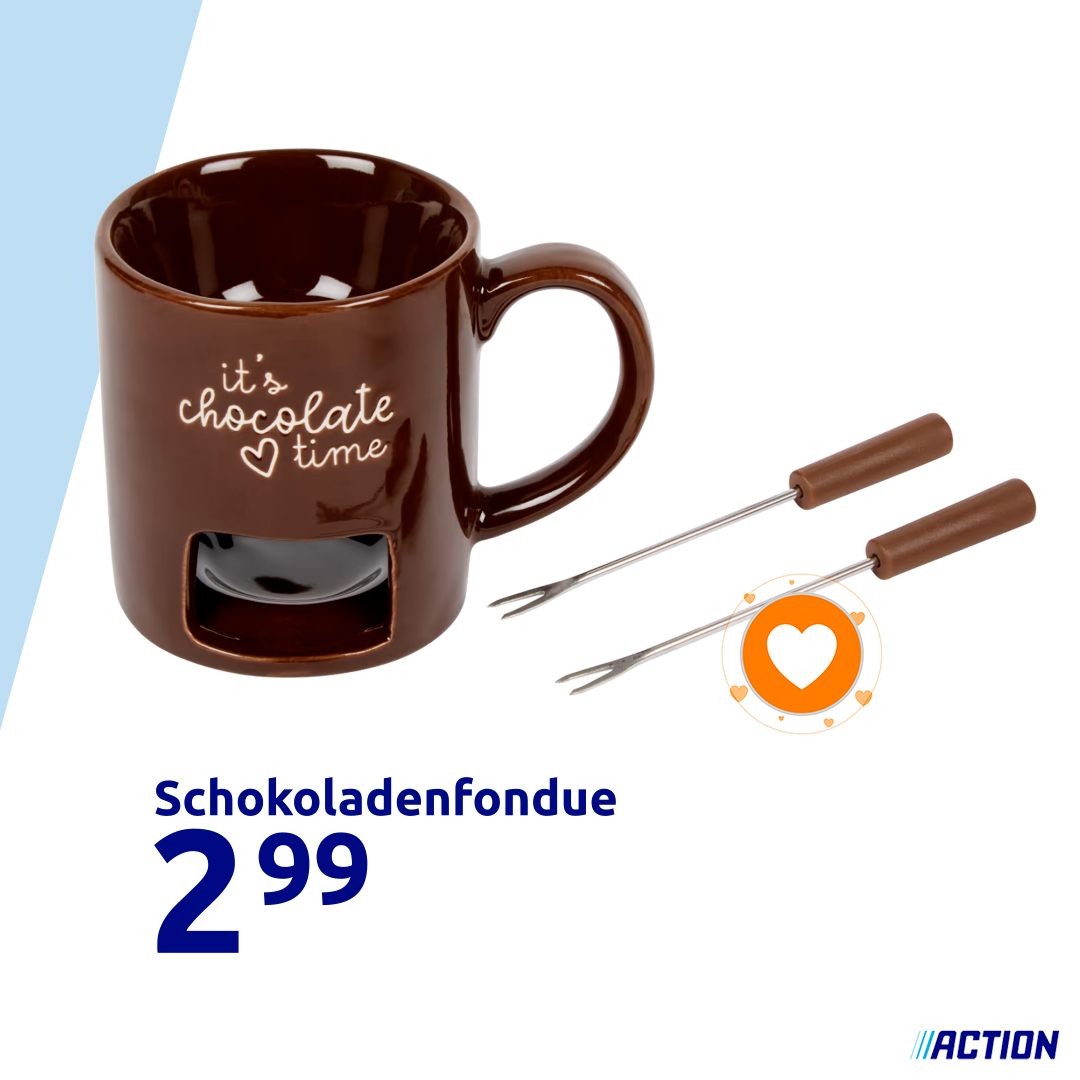 Mit Schokolade schmeckt alles besser! 😉🍫 Schau dir mal unser Schokoladenfondue an: https://go.action.com/l2