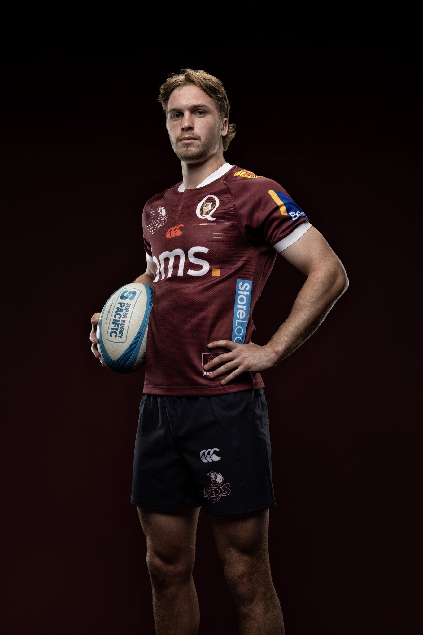 Reds 1サイズ Canterburyマルーン Queensland