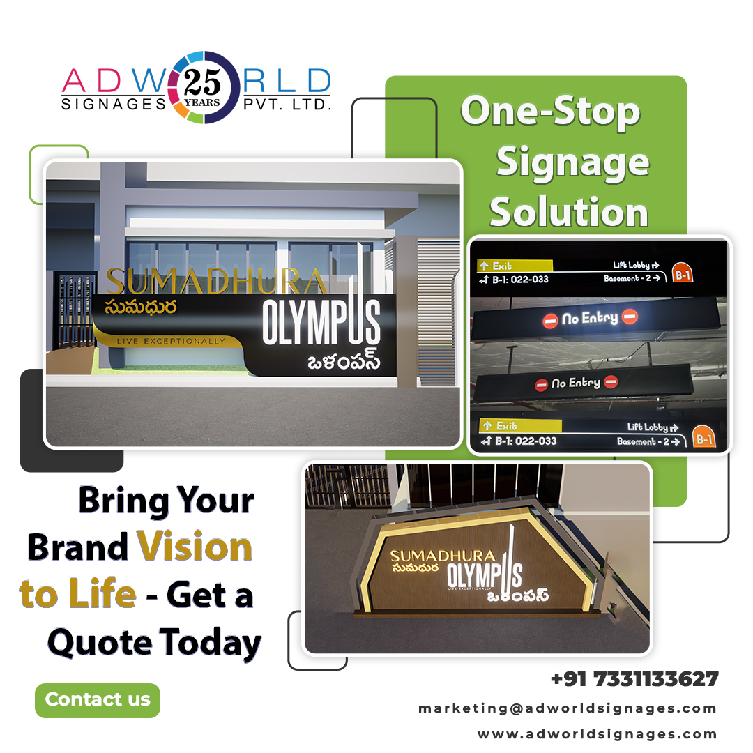 AD - AD World Signages – Your One-Stop Signage Solution 🏢 From stunning ...