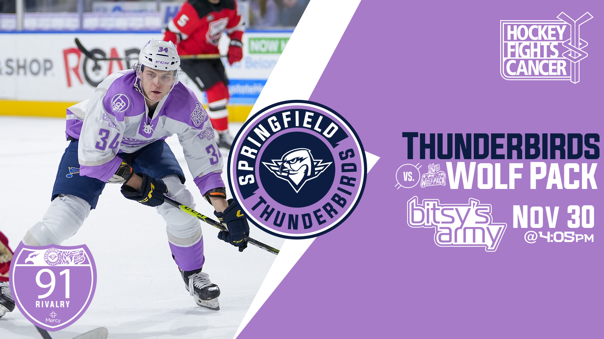 Springfield Thunderbirds vs. Hartford Wolf Pack