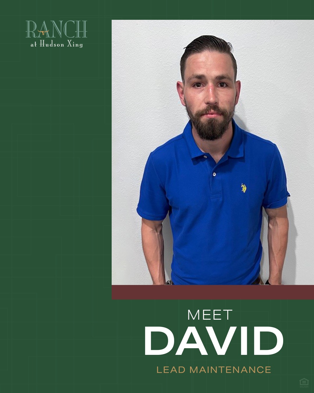 🌟 Say hello to David,... - Ranch at Hudson Xing Apartments | Facebook