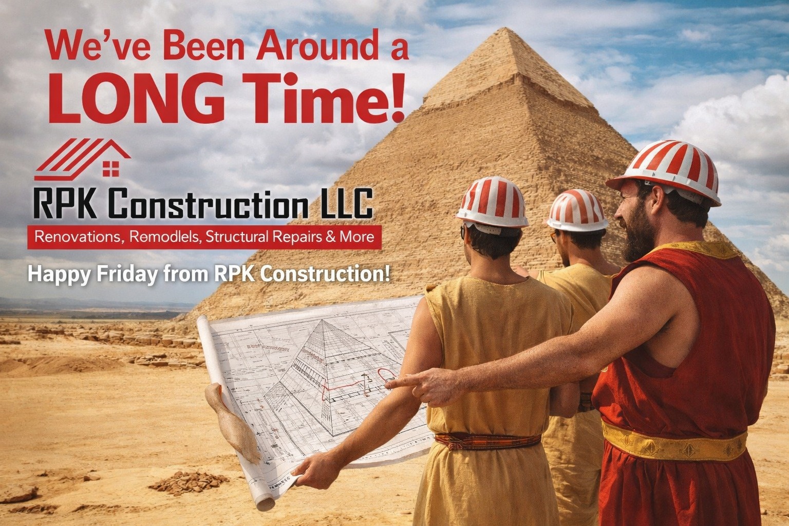 RPK - 🏗️ FUNNY FRIDAY 🏗️ They say the Great Pyramid has stood the test ...