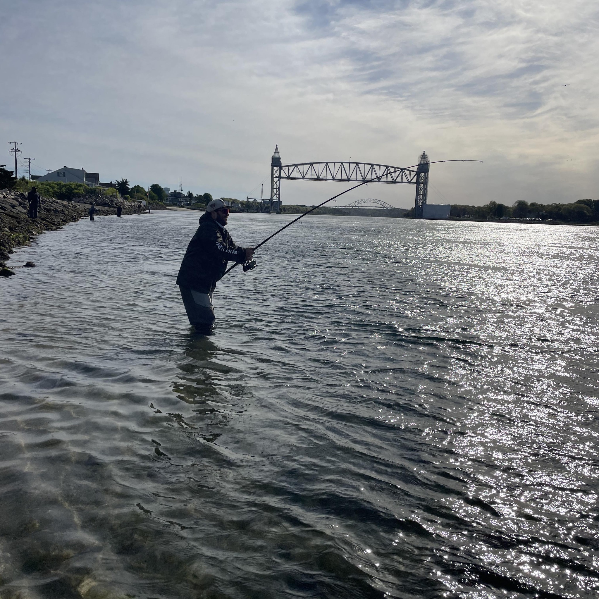 Striped Bass Fishing | Riggin up some plastic for tonight. | Facebook
