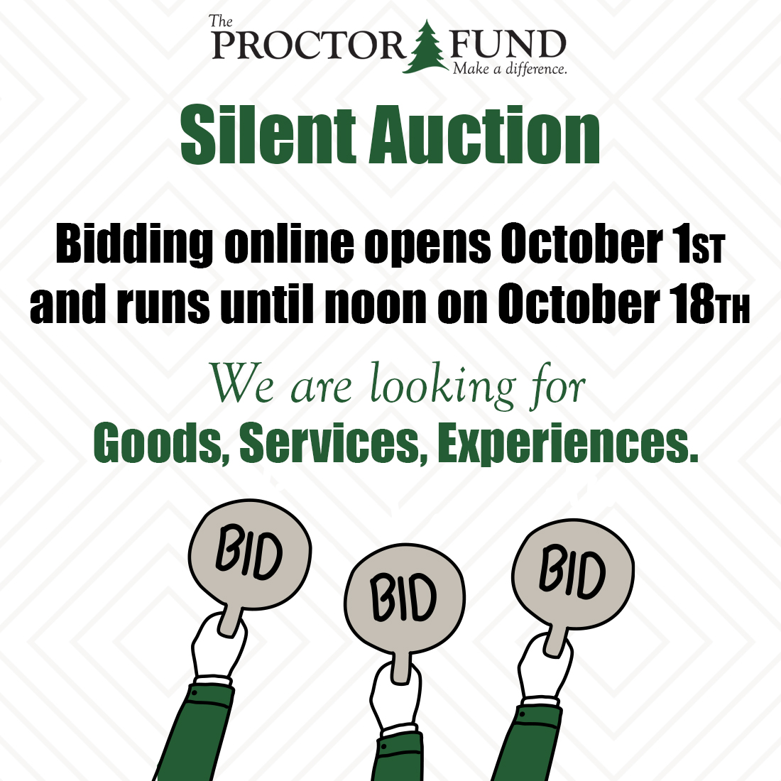 🛍️ Proctor’s Fall Auction goes... - Proctor Academy Alumni | Facebook