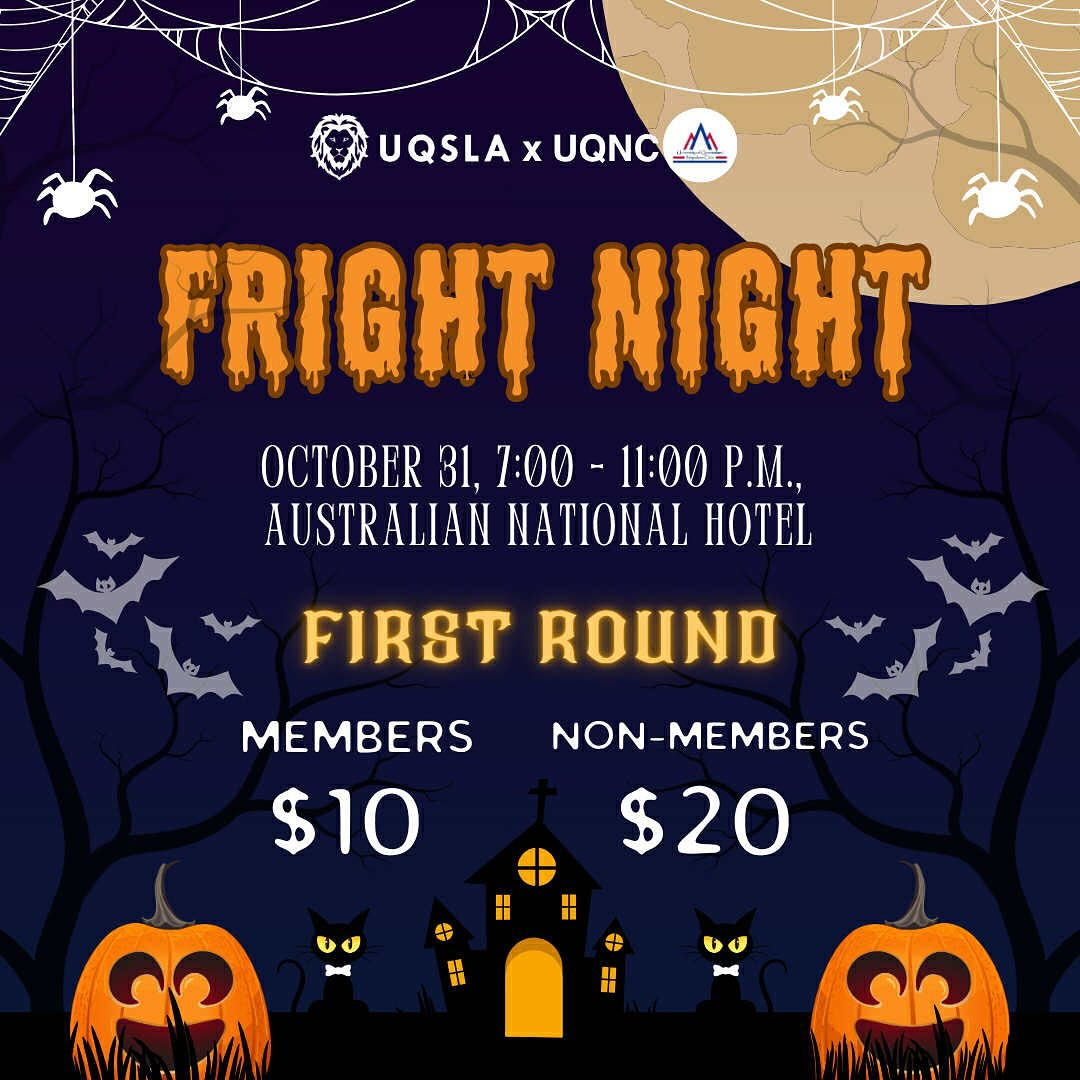 UQ - 🚨 BOO!! Round 1 Fright Night tickets are OUT NOW 🎃 🤩 Get excited ...