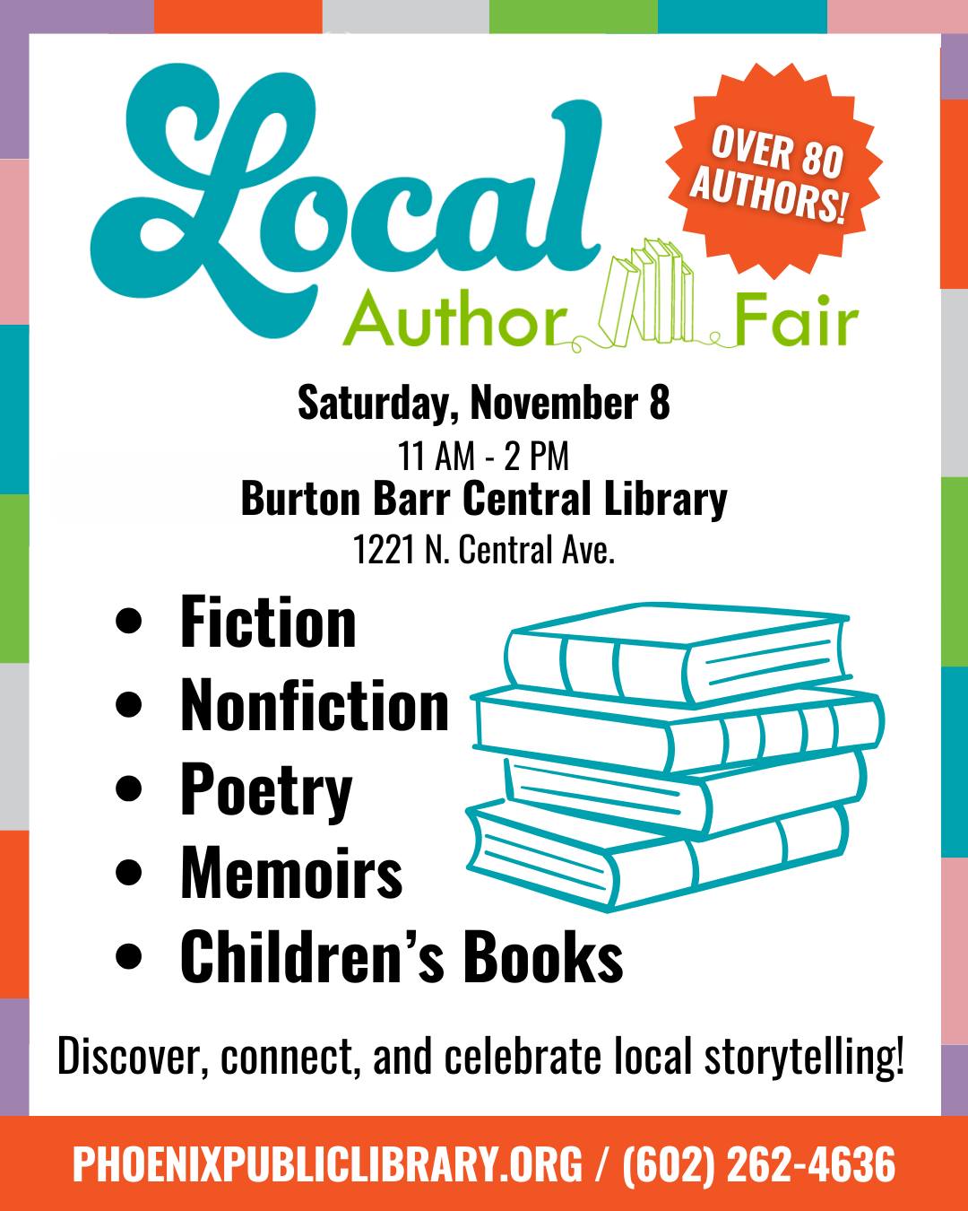 📖 Join us for the Local Author... - Phoenix Public Library | Facebook