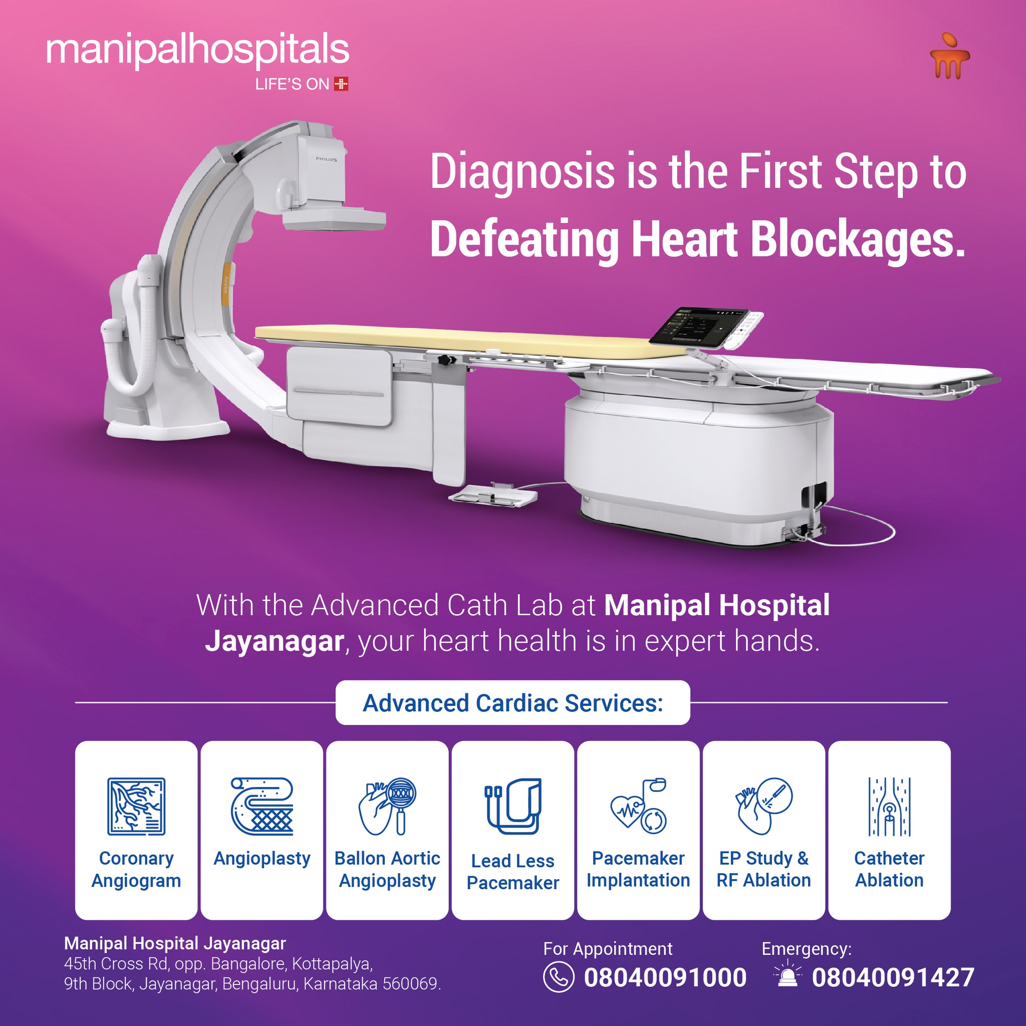 Manipal - Your Heart Deserves Expert Care. Timely diagnosis can make ...