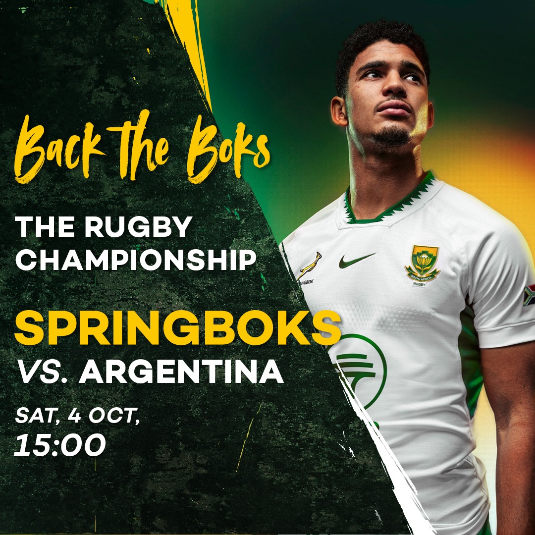 Totalsports - It’s almost go time. 🇦🇷 vs 🇿🇦 The Boks are ready to bring ...