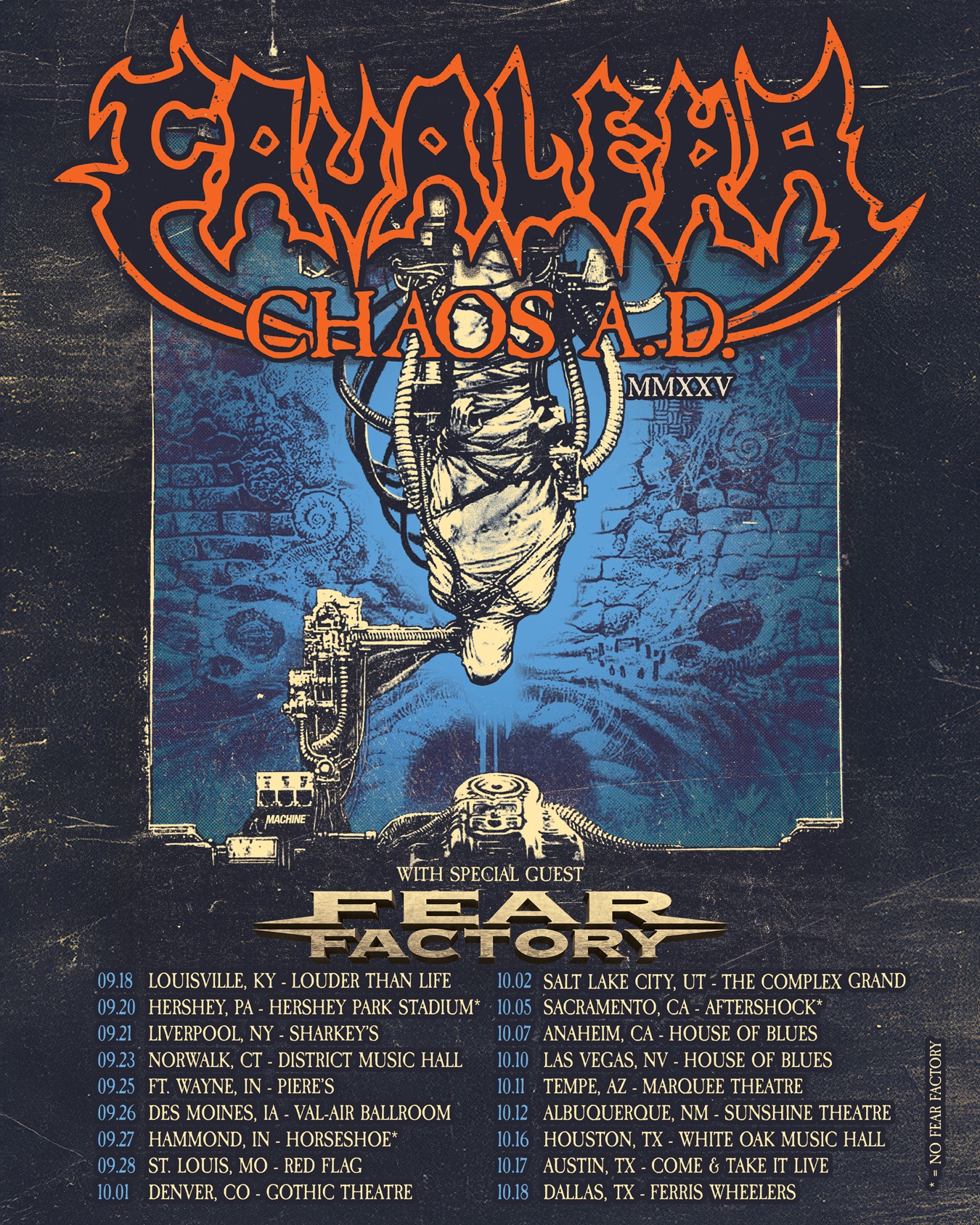 Max and Iggor Cavalera to celebrate Chaos A.D. with Fall