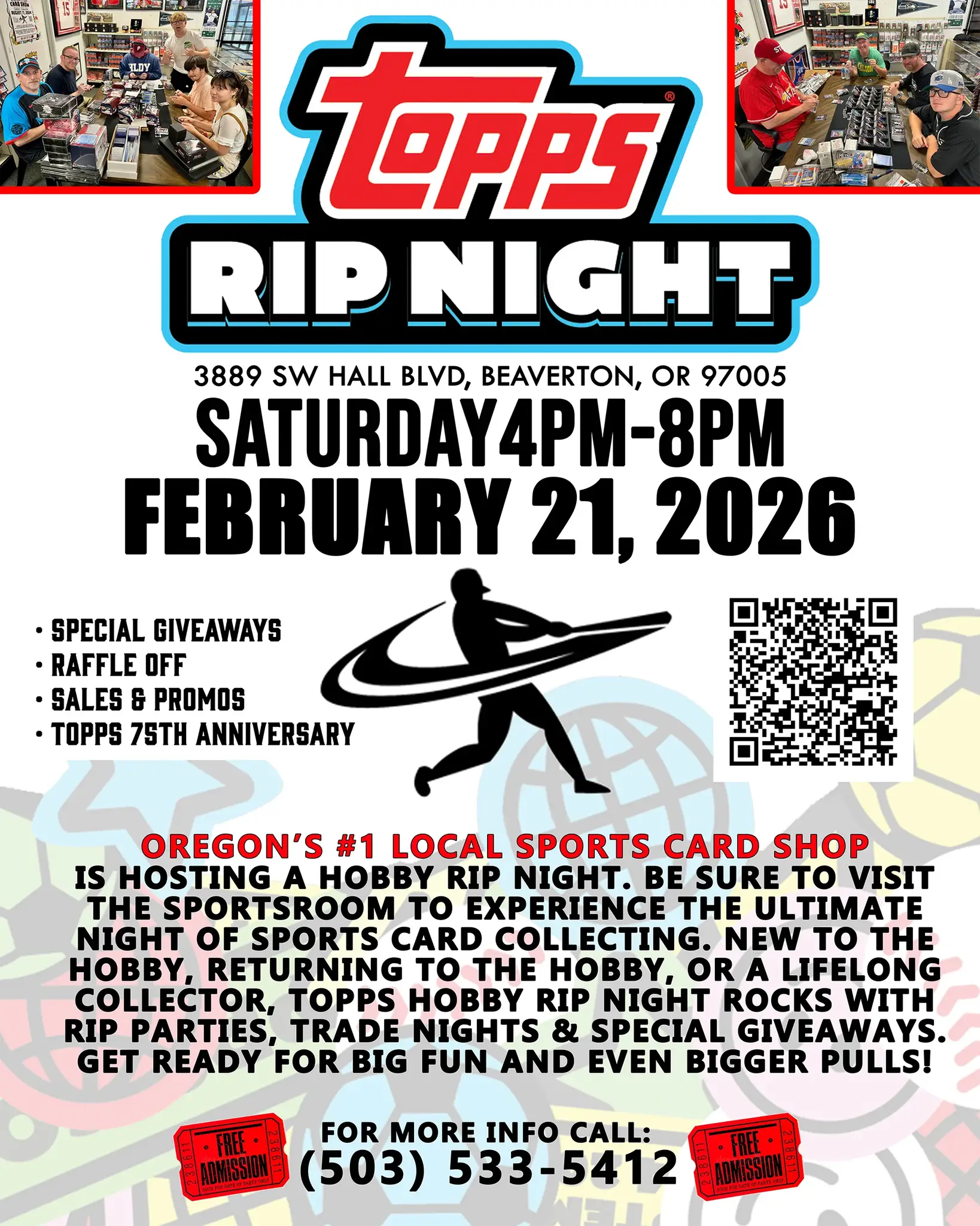 2026 Topps Rip Night at The SportsRoom