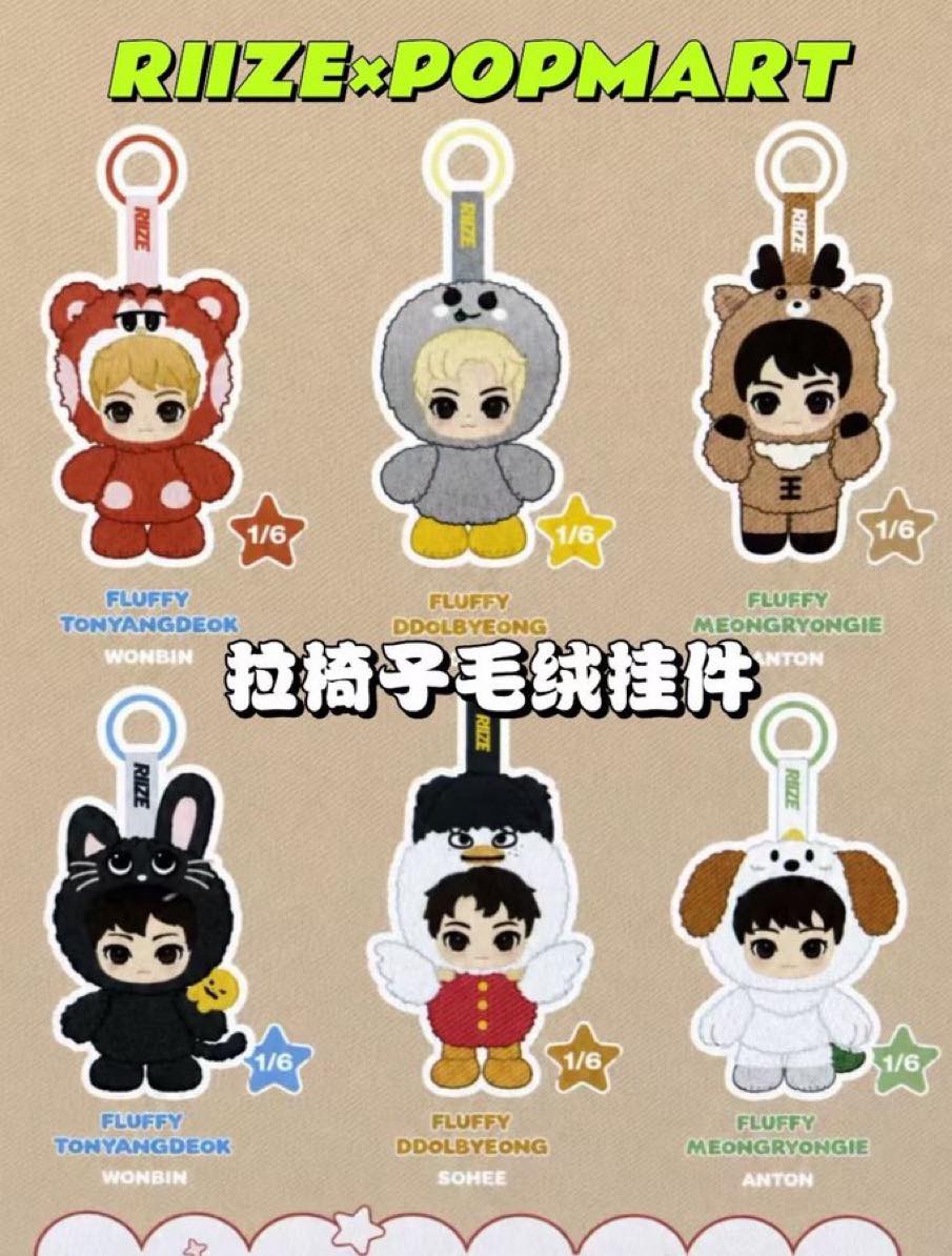 Preview of RIIZE X POP MART Collaboration.