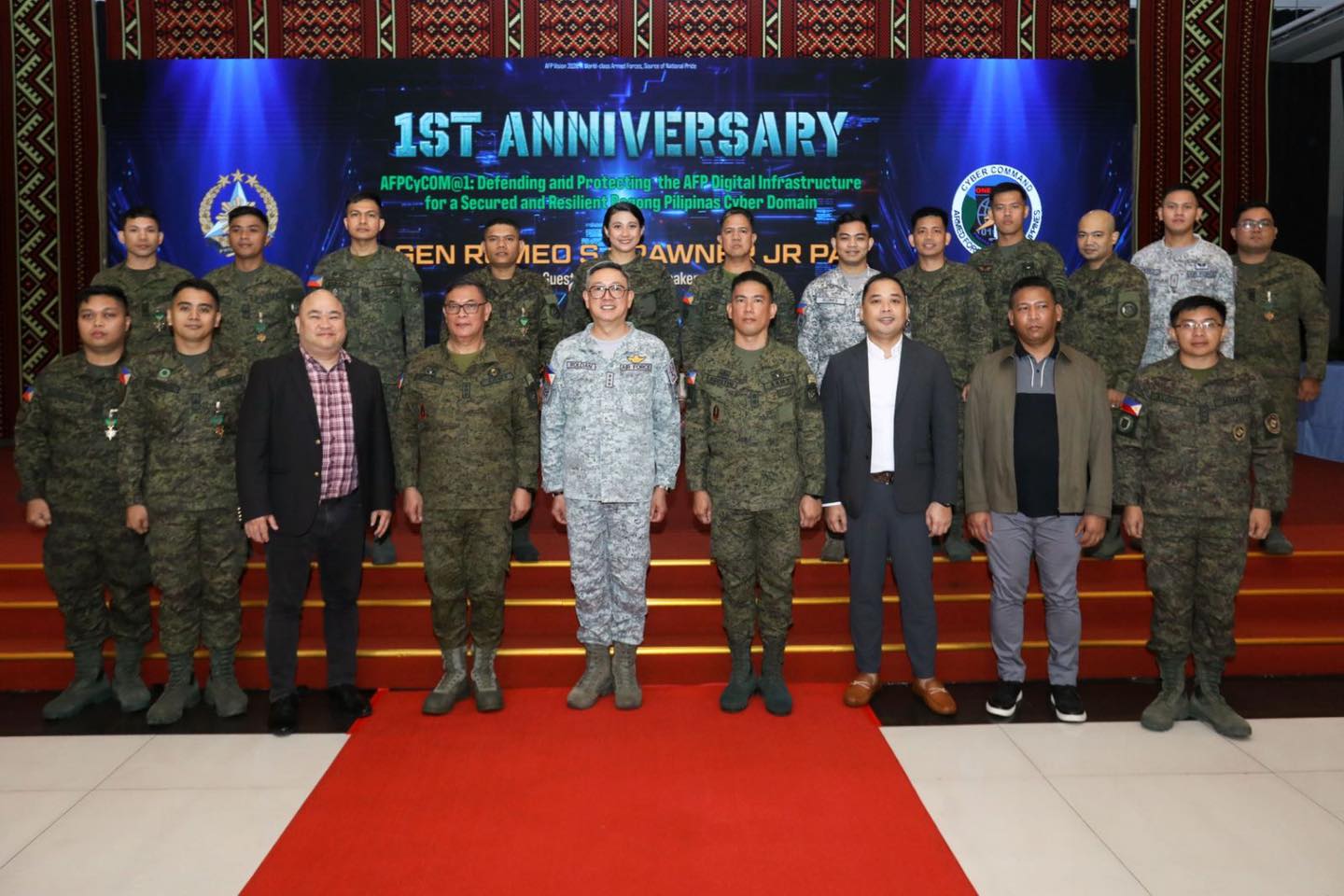 Armed - AFP Deputy Chief of Staff LtGen Rommel P Roldan, together with ...