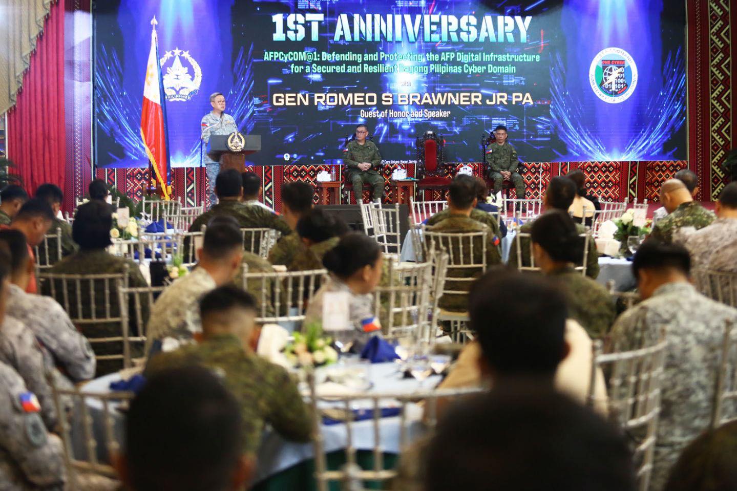Armed - AFP Deputy Chief of Staff LtGen Rommel P Roldan delivers his ...