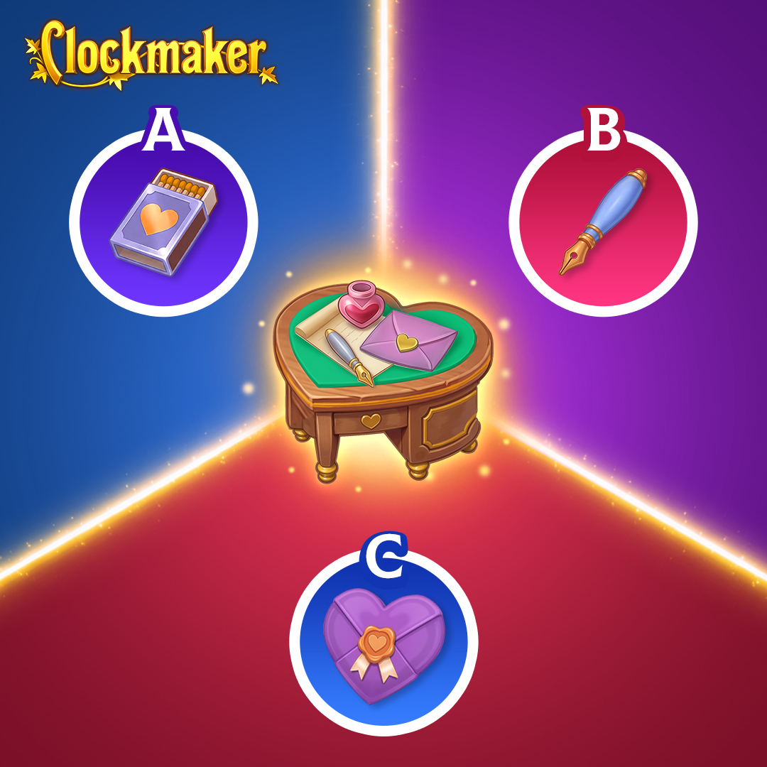 Clockmaker - 💌 𝐘𝐨𝐮𝐫 𝐜𝐡𝐚𝐧𝐜𝐞 𝐭𝐨 𝐰𝐢𝐧 𝐚 𝐩𝐫𝐢𝐳𝐞 𝐢𝐧 𝐂𝐥𝐨𝐜𝐤𝐦𝐚𝐤𝐞𝐫!... | Facebook