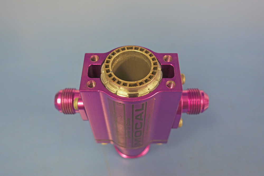 Mocal or Laminova oil / water exchanger kits available to replace