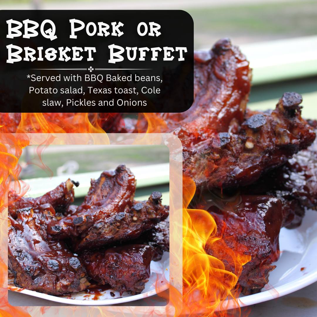 Simply - A popular menu item - BBQ pork/brisket with all of the fixings ...
