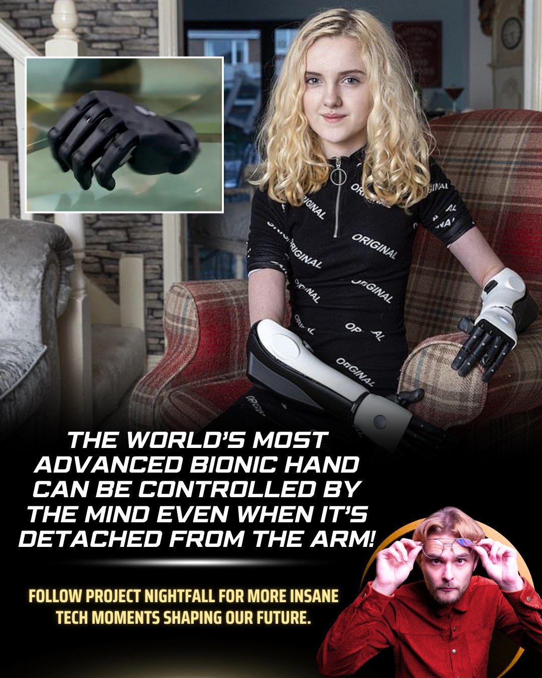 MIND-CONTROLLED HANDS?! SHE CONTROLS... - Project Nightfall | Facebook