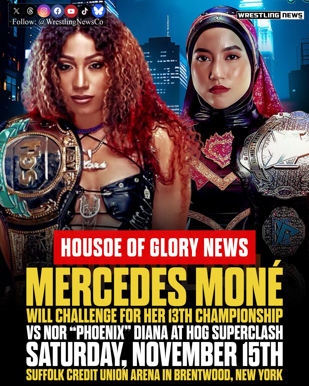 Mercedes Mone vs Nor 'Phoenix' Diana for APAC championship