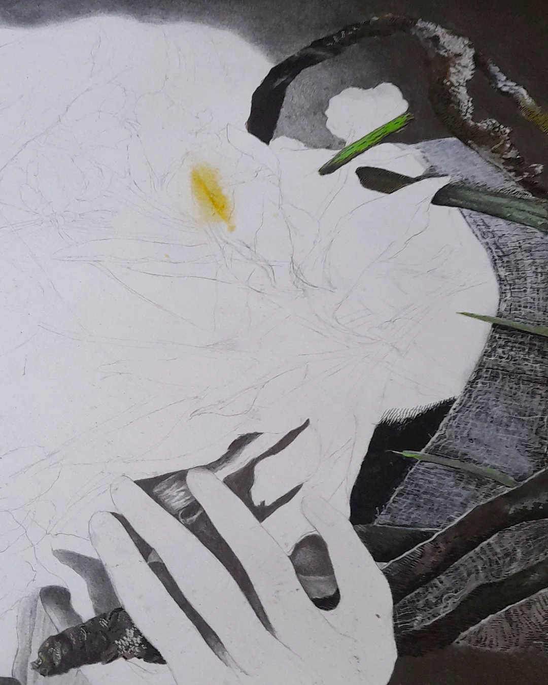 Livinedart - My first ever large scale pen and ink drawing in colors ...