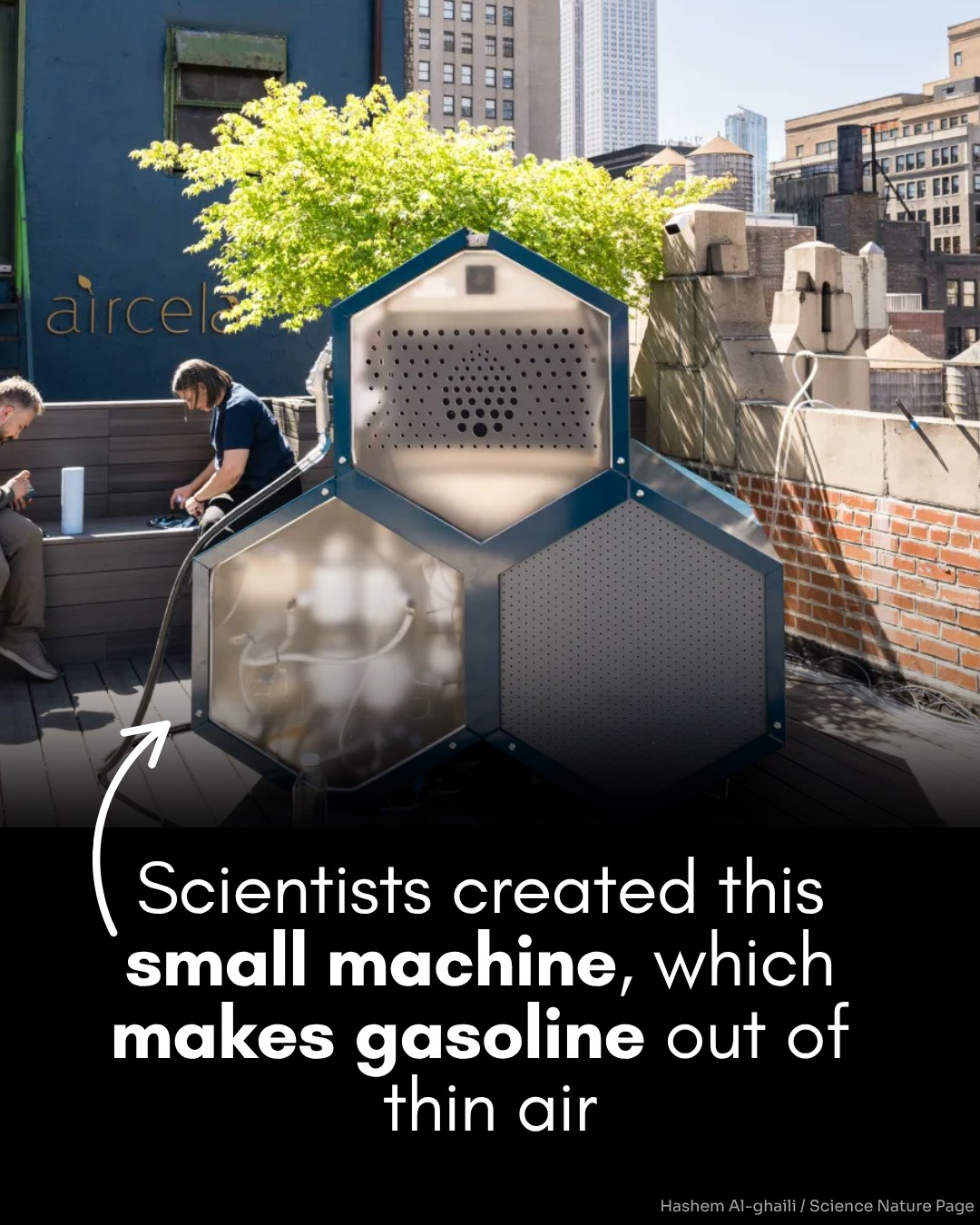 Hashem - A company just unveiled a machine that can make gasoline from ...