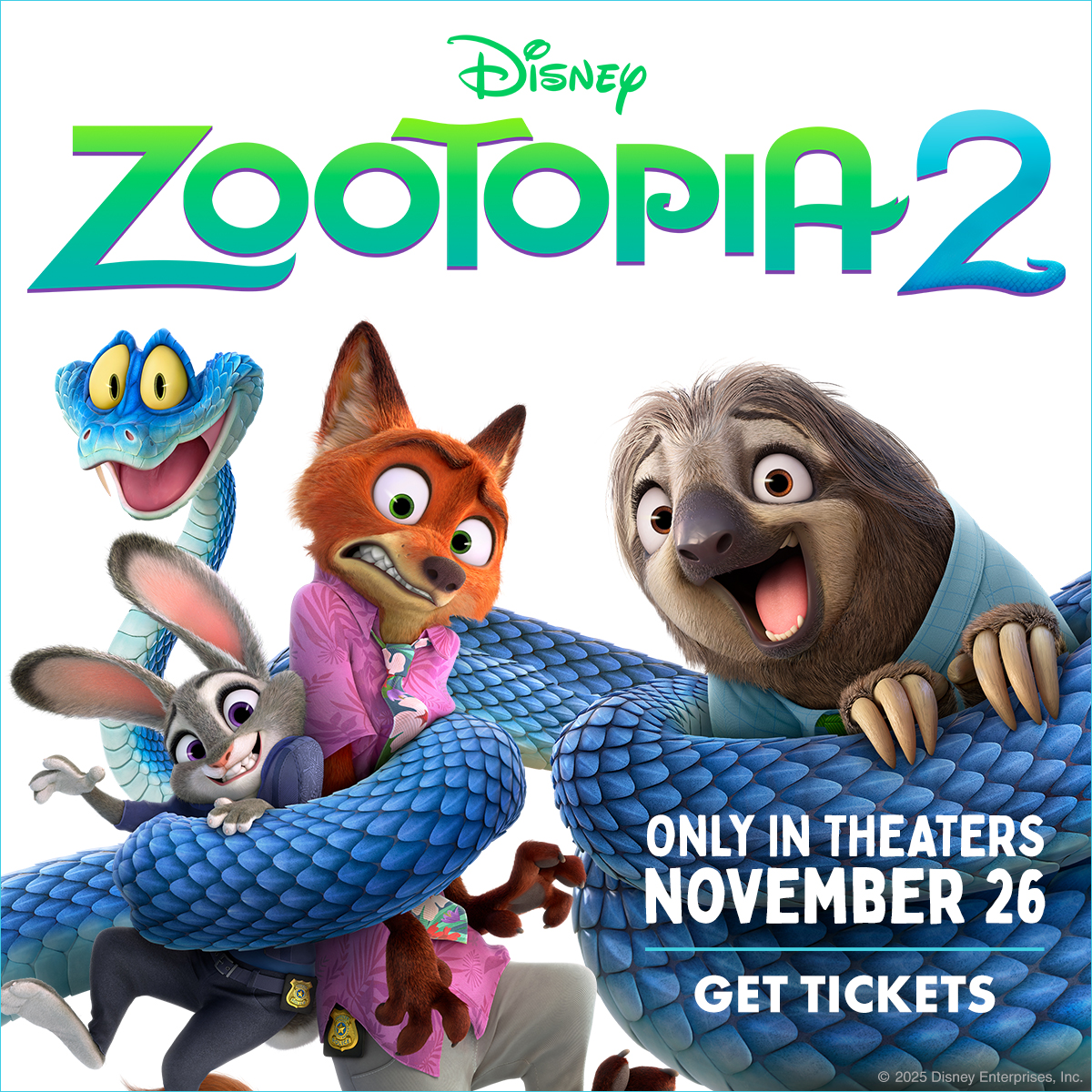 Dos - Tickets for this movie: dub.sh/ZOO2-sc In ZOOTOPIA 2, detectives ...