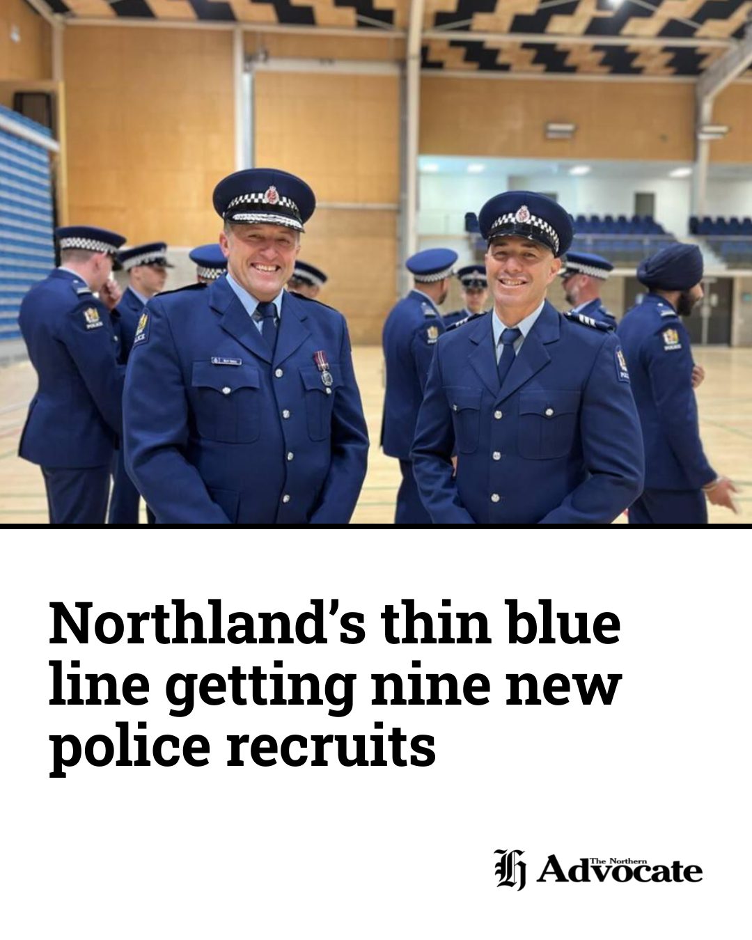 The Northern - Nine new police officers for Northland, with three in ...