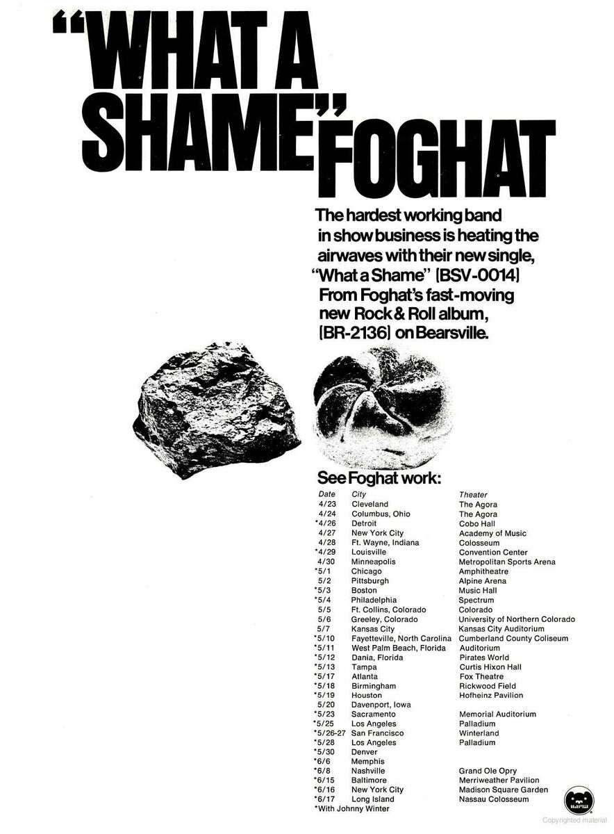 tbt Old tour ad from 1973!