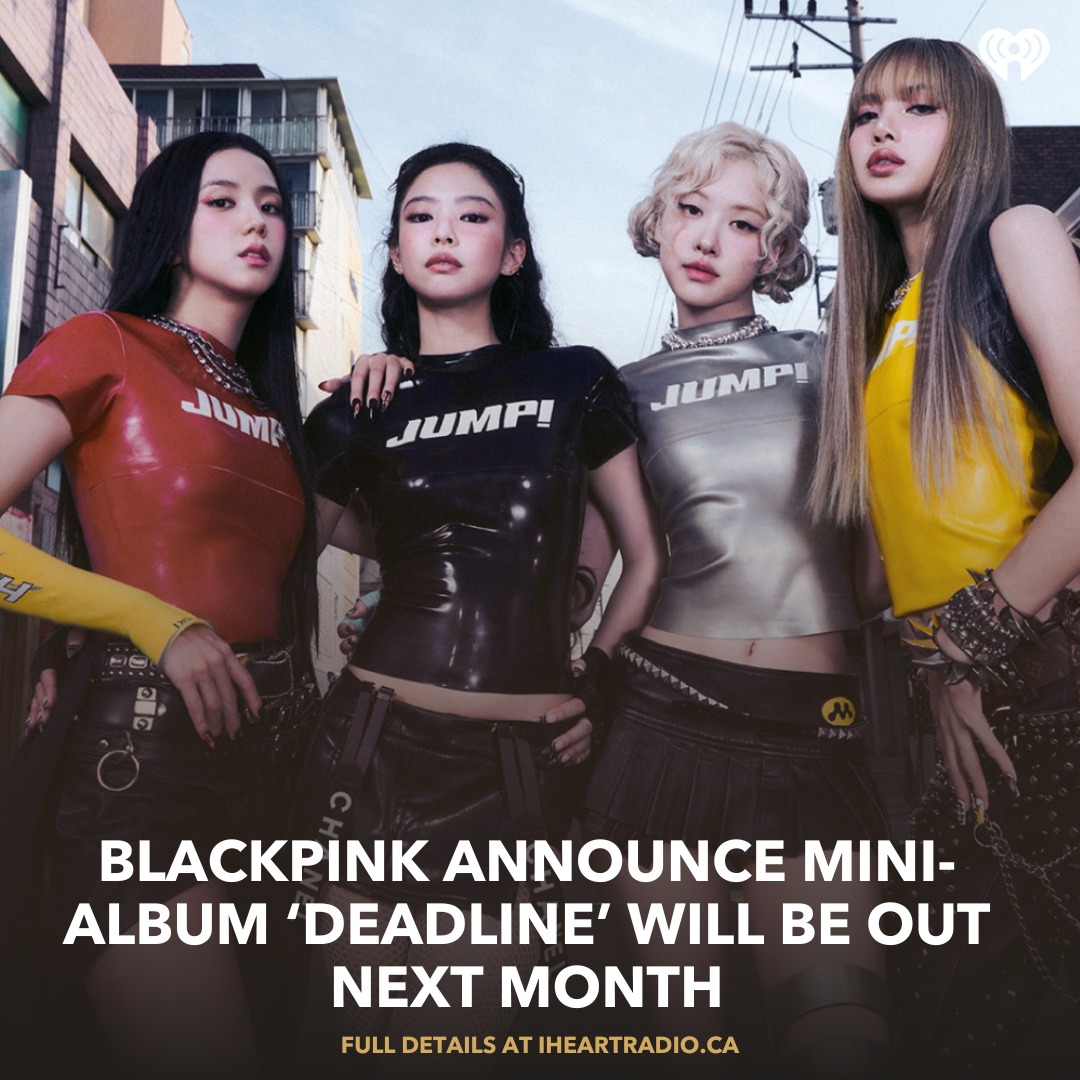 New poster for BLACKPINK's upcoming EP 'DEADLINE.' 🖤🩷 #BLACKPINK