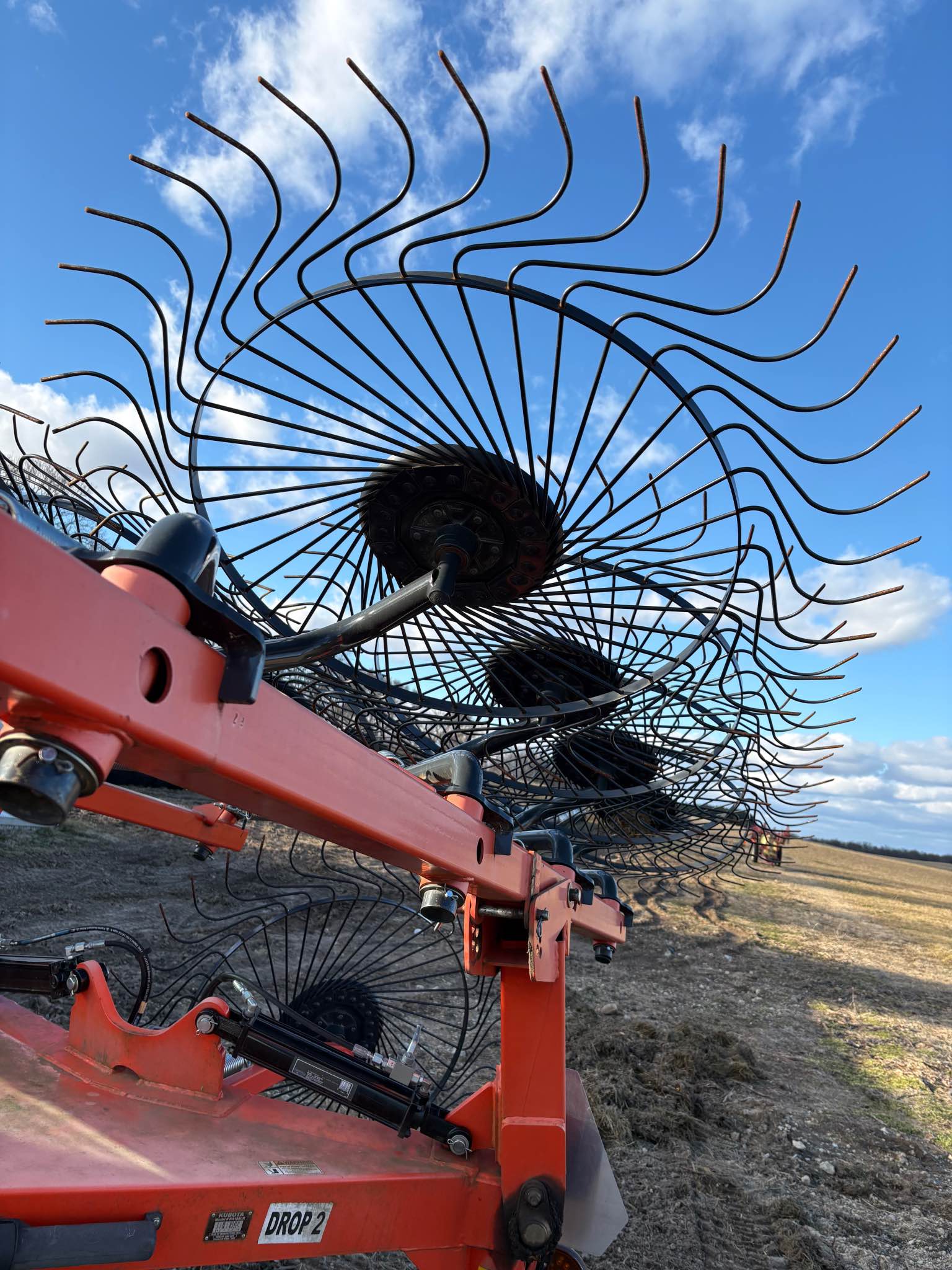 Kubota 8 Wheel Speed Rake - Garden Tools & Equipment - Whitewater ...