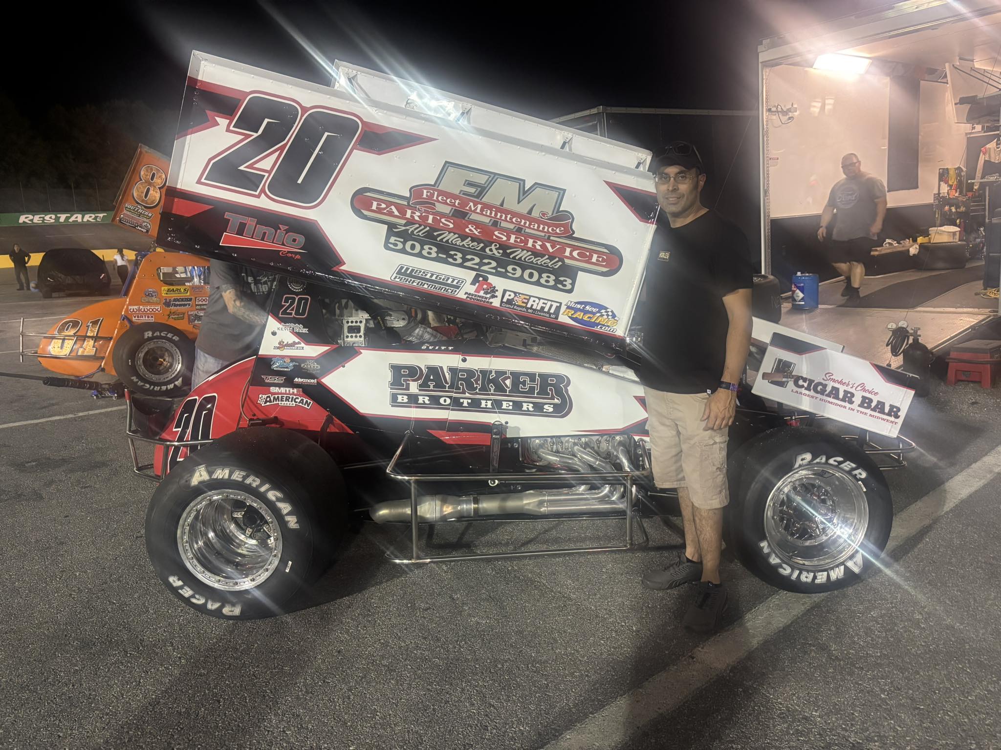 5 Flags - Alby Ovitt lays down a 14.14 ,the fastest lap in tonight’s ...