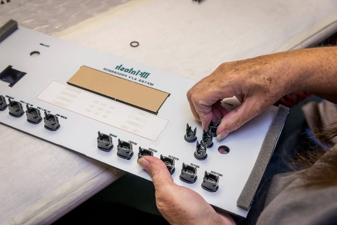 Making a McIntosh: Front Panel Assembly. After we cut and print
