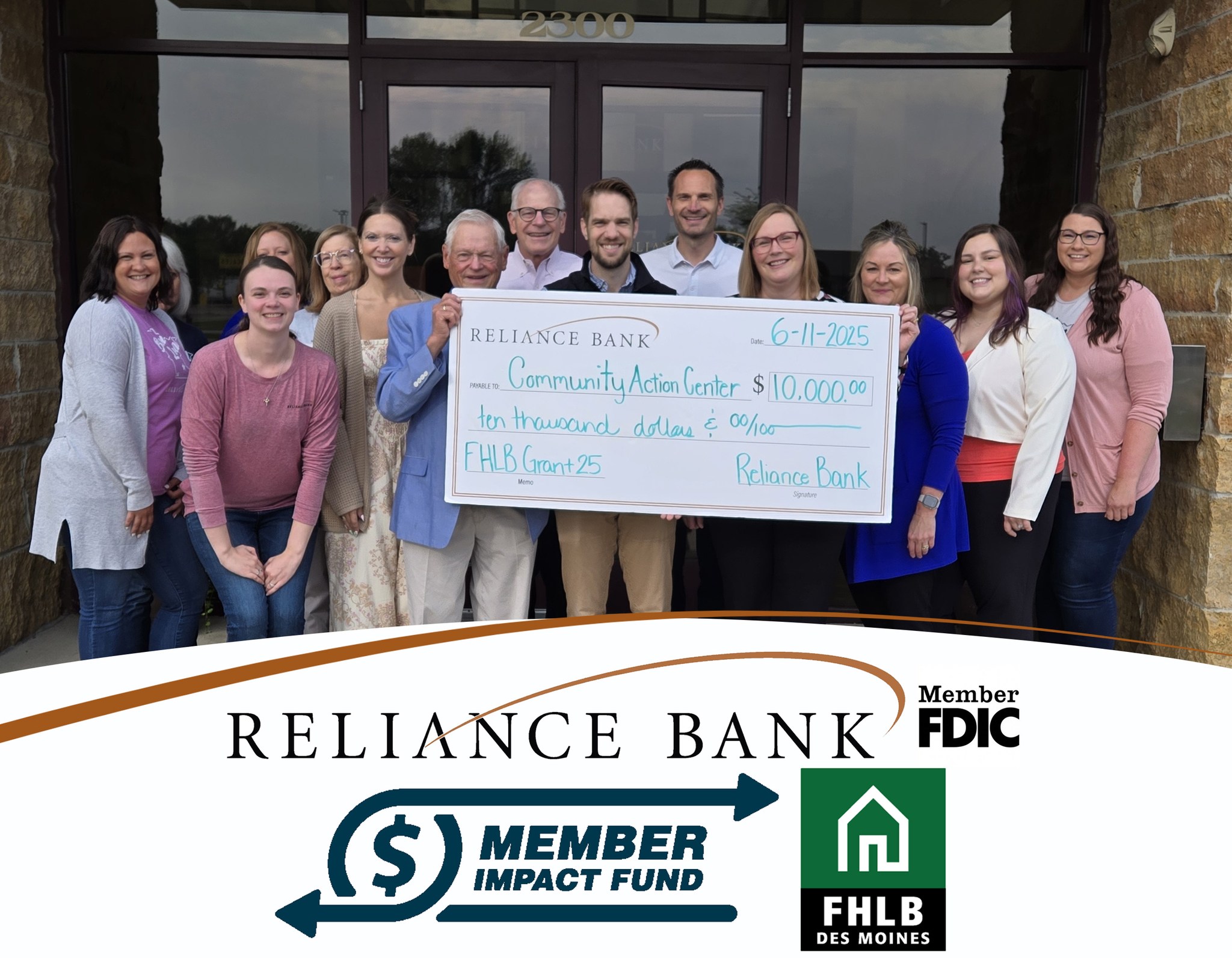Reliance - 🎉We’re excited to support the Community Action Center with a ...