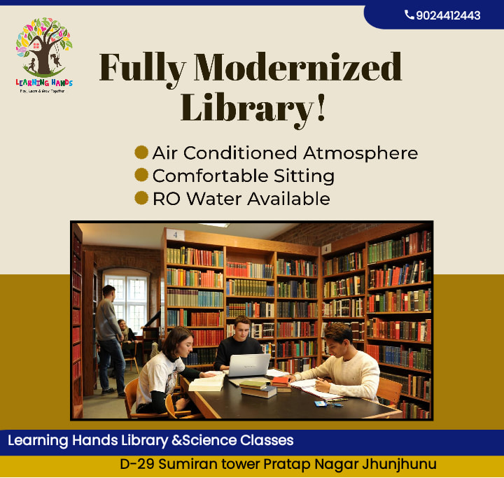 Learning Hands Library & Science Classes | Jhunjhunun