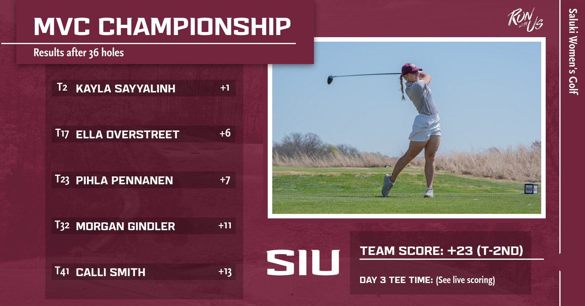 The Dawgs are tied for second after... - Saluki Women's Golf | Facebook