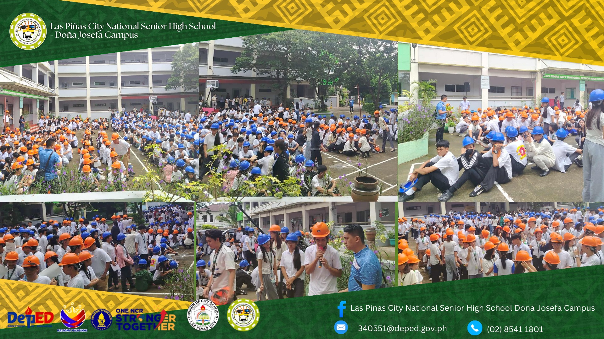 Las - 📢 3rd Nationwide Simultaneous Earthquake Drill (NSED) 🗓️ ...