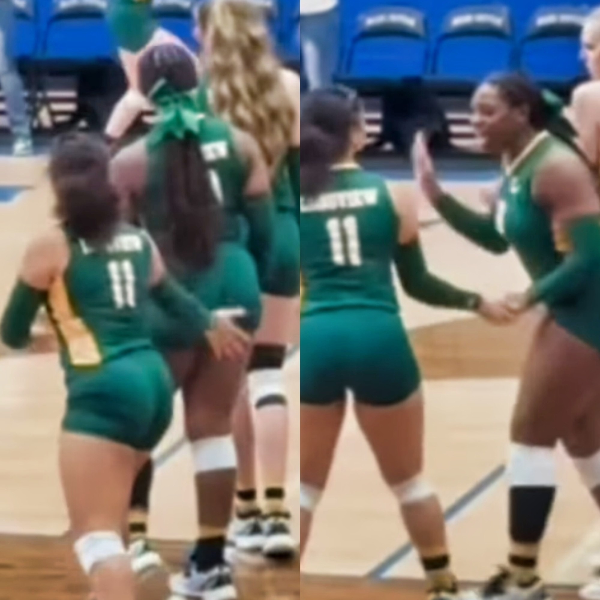 Fake - White Volleyball Player Gets Smacked In The Face By Her Black ...