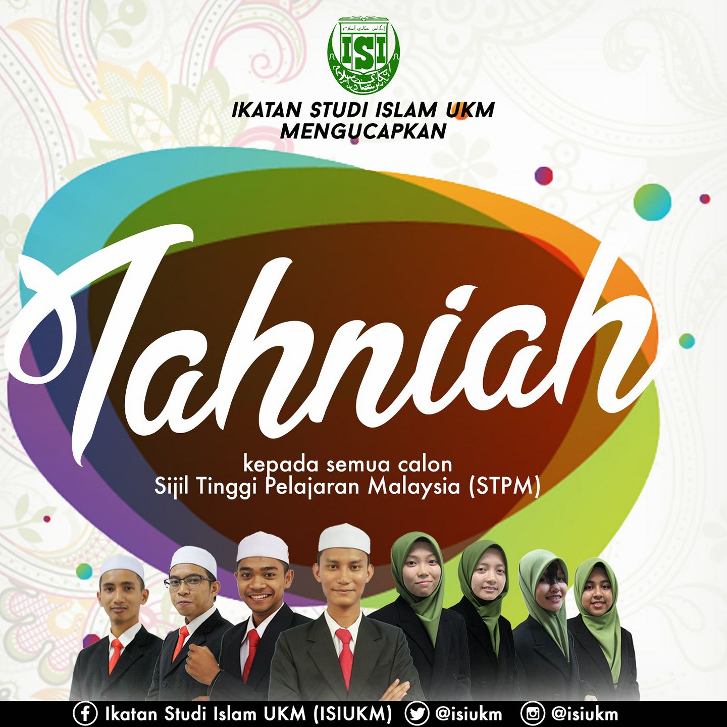 Ikatan Studi Islam Ukm Isiukm Kenyataan Media Ikatan Studi Islam Universiti Kebangsaan Malaysia Tarikh 28 Februari 2017 Selasa Isiukm Merakamkan Jutaan Tahniah Kepada Calon Stpm 2016 1 Sijil Tinggi Persekolahan