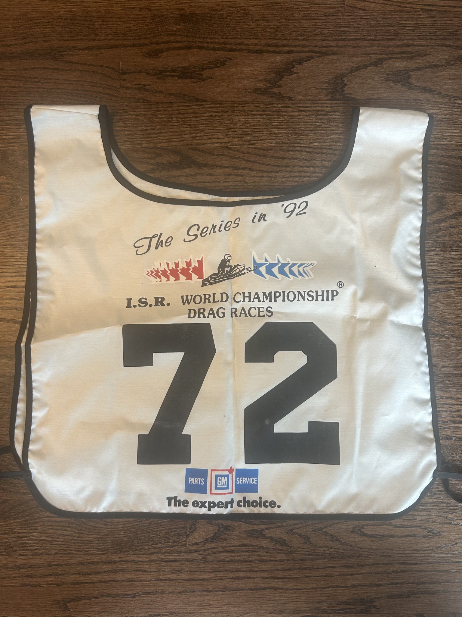 Super - Here is another #72 Race Bib, this time from the 1992 ISR ...