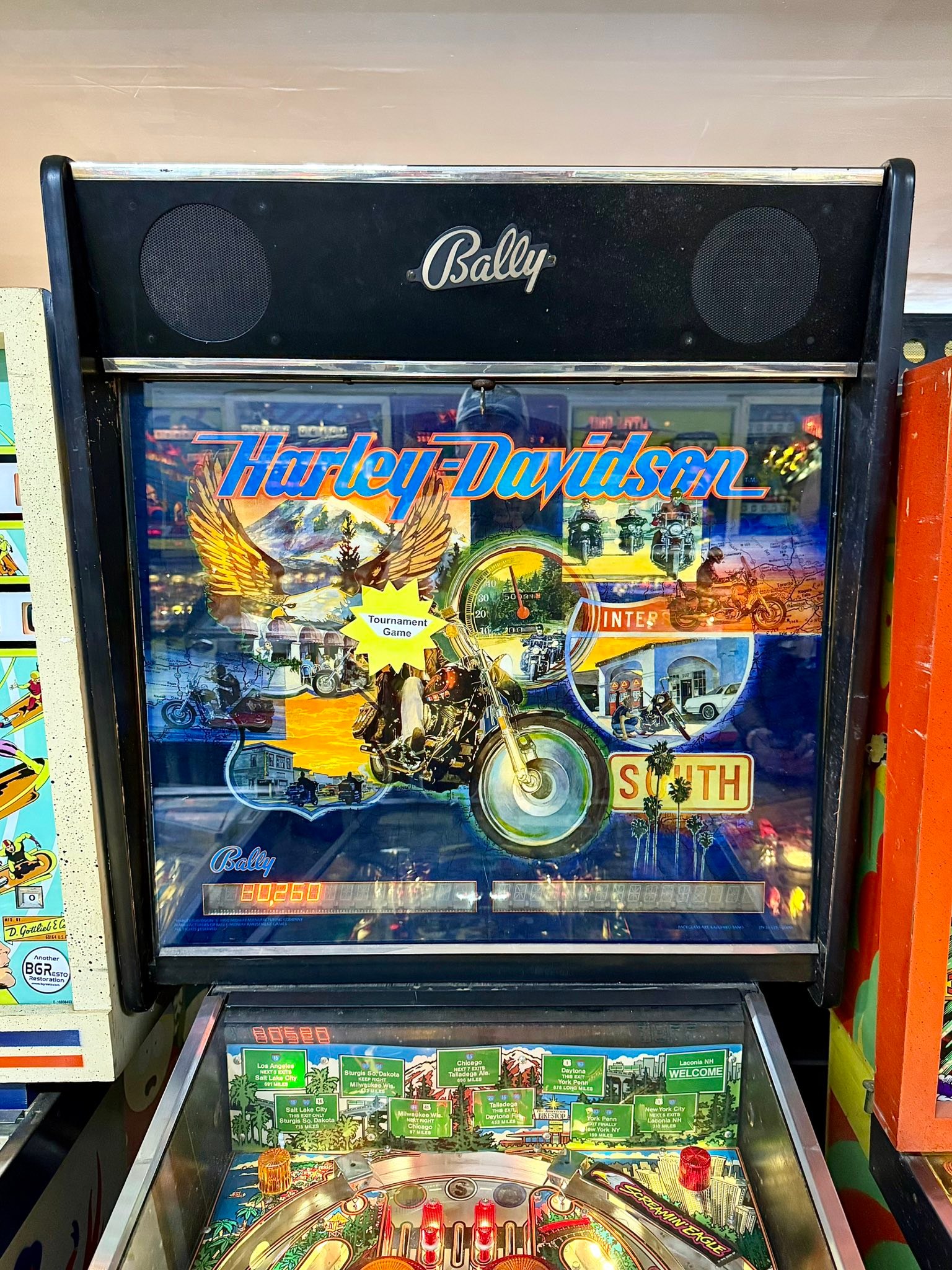 1991 Bally Harley Davidson pinball machine. 2,187 units produced  display picture 1